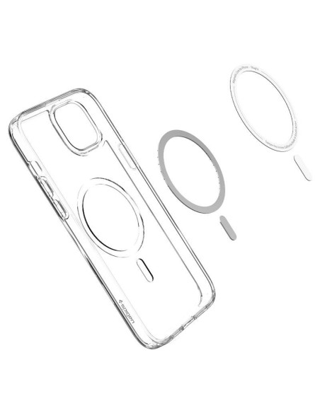 Spigen Ultra Hybrid Mag Dėklas su MagSafe, skirtas iPhone 14 Plus – skaidrus ir juodas Spigen Ultra Hybrid Mag Dėklas su MagSafe, skirtas iPhone 14 Plus – skaidrus ir juodas