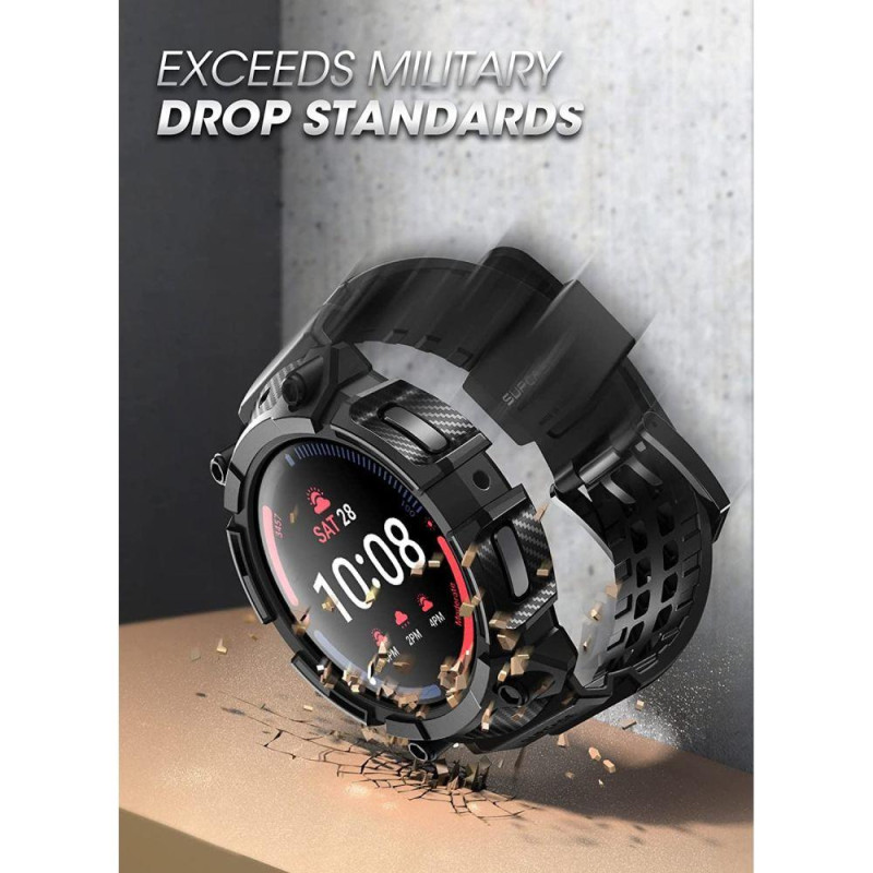 Unicorn Beetle Pro Supcase dėklas, skirtas Samsung Galaxy Watch 5 Pro (45mm) - juodas