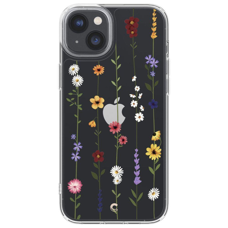 Spigen Cyrill Cecile dėklas iPhone 14 Plus - skaidrus su gėlėmis