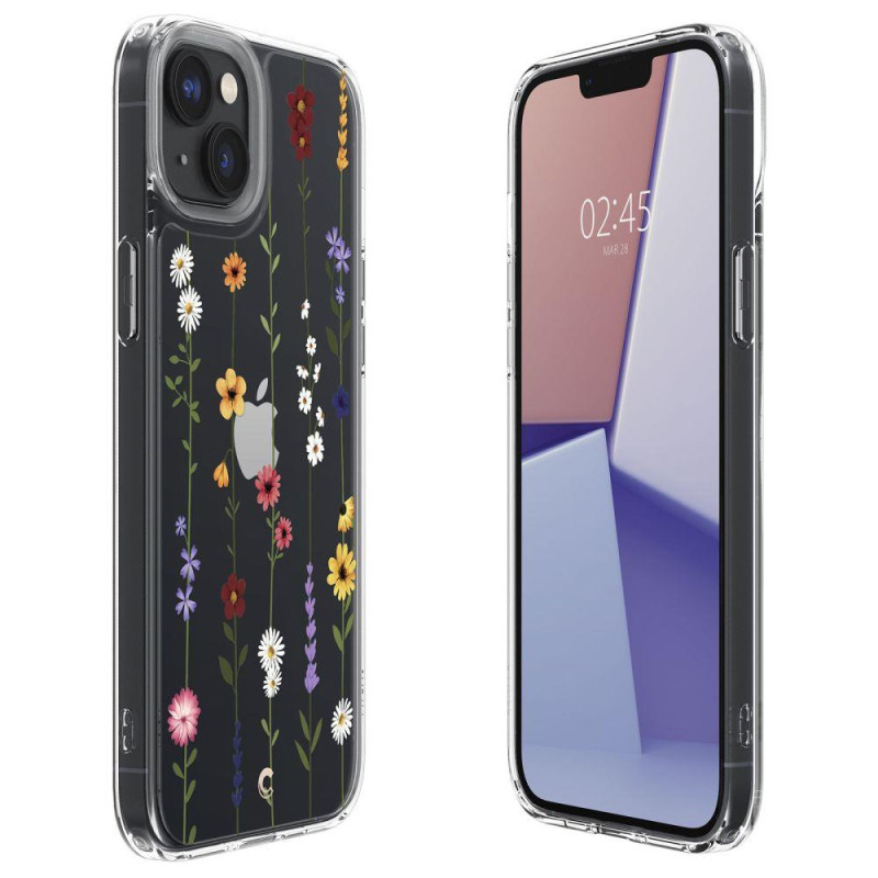 Spigen Cyrill Cecile dėklas iPhone 14 Plus - skaidrus su gėlėmis