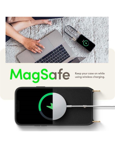 Spigen Cyrill Classic Charm Mag dėklas su MagSafe iPhone 14 Plus - juodas Spigen Cyrill Classic Charm Mag dėklas su MagSafe iPhone 14 Plus - juodas