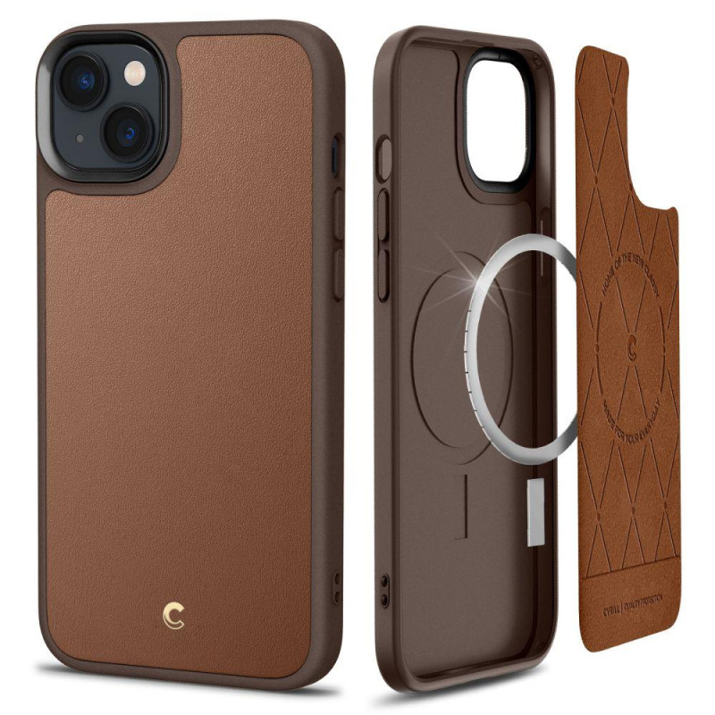 Spigen Cyrill Kajuk Mag dėklas su MagSafe iPhone 14 Plus - rudas