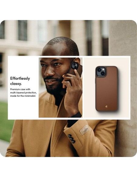 Spigen Cyrill Kajuk Mag dėklas su MagSafe iPhone 14 Plus - rudas