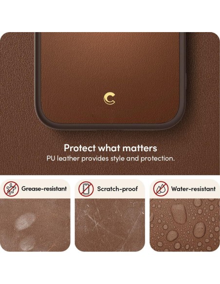 Spigen Cyrill Kajuk Mag dėklas su MagSafe iPhone 14 Plus - rudas