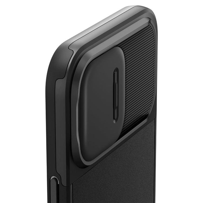 Spigen Optik Armor Mag dėklas su MagSafe, skirtas iPhone 14 Pro Max - juodas