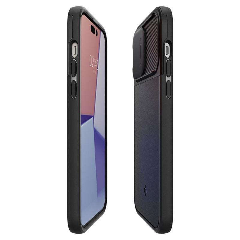 Spigen Optik Armor Mag dėklas su MagSafe iPhone 14 Pro - juodas