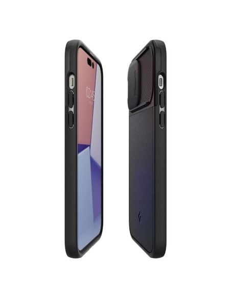 Spigen Optik Armor Mag dėklas su MagSafe iPhone 14 Pro - juodas Spigen Optik Armor Mag dėklas su MagSafe iPhone 14 Pro - juodas