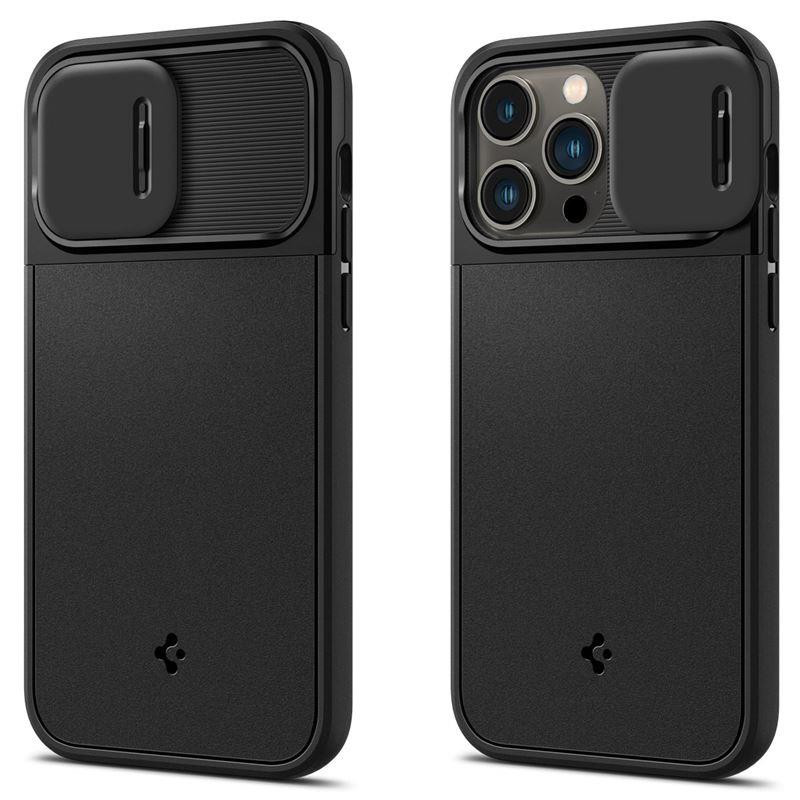 Spigen Optik Armor Mag dėklas su MagSafe iPhone 14 Pro - juodas