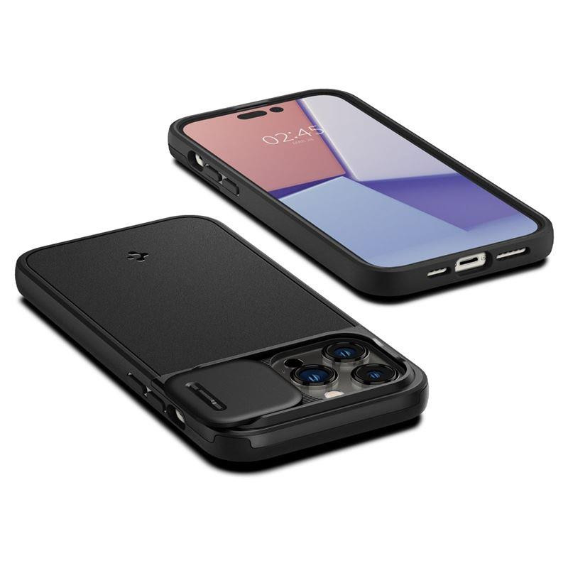 Spigen Optik Armor Mag dėklas su MagSafe iPhone 14 Pro - juodas
