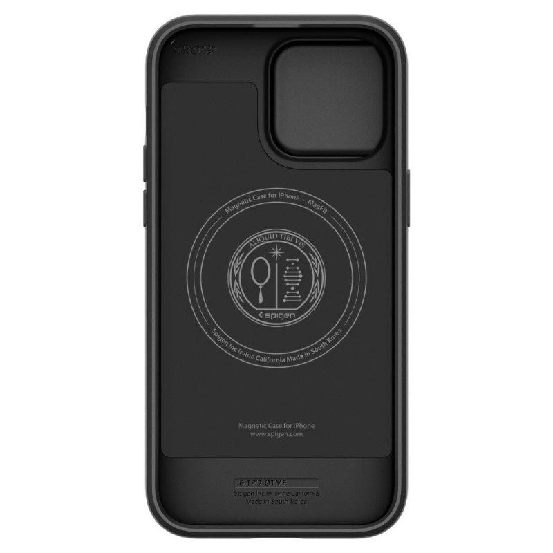 Spigen Optik Armor Mag dėklas su MagSafe iPhone 14 Pro - juodas