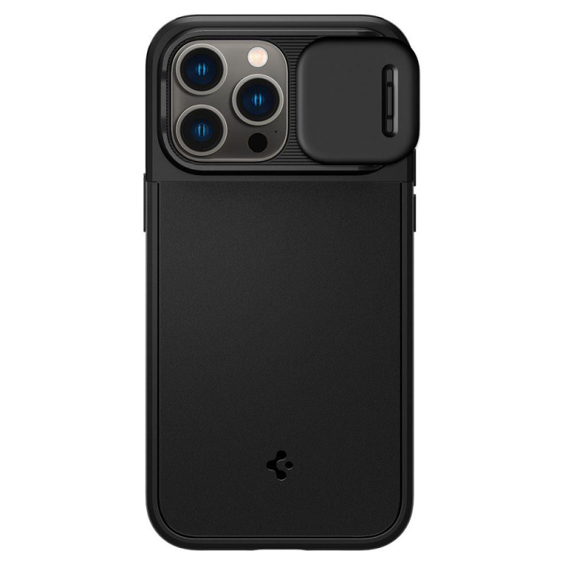 Spigen Optik Armor Mag dėklas su MagSafe iPhone 14 Pro - juodas