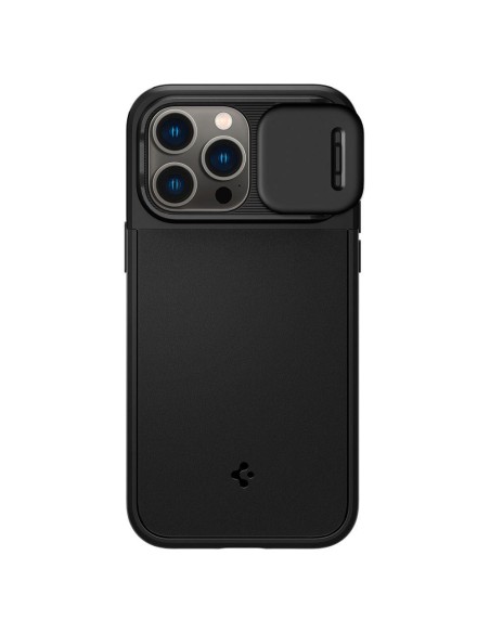 Spigen Optik Armor Mag dėklas su MagSafe iPhone 14 Pro - juodas Spigen Optik Armor Mag dėklas su MagSafe iPhone 14 Pro - juodas