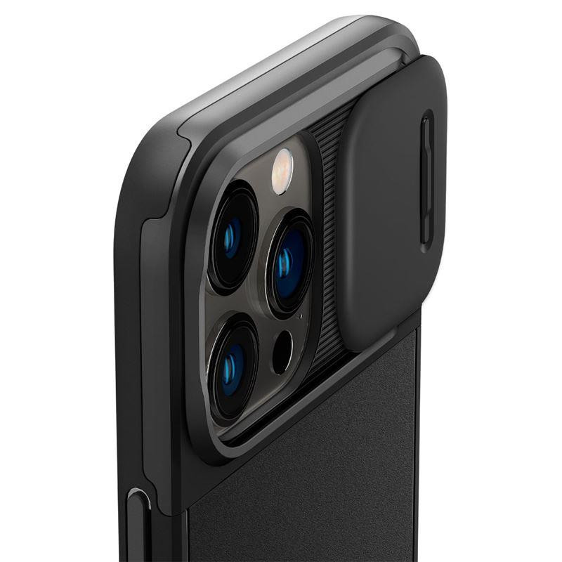 Spigen Optik Armor Mag dėklas su MagSafe iPhone 14 Pro - juodas