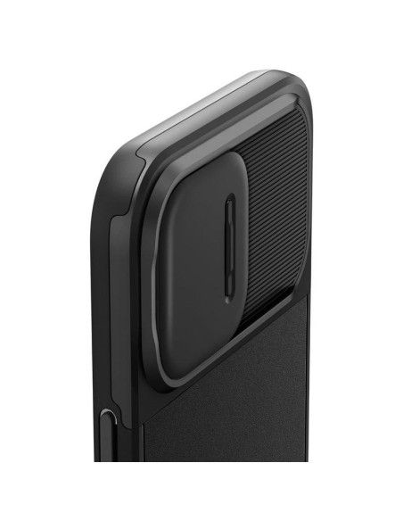Spigen Optik Armor Mag dėklas su MagSafe iPhone 14 Pro - juodas Spigen Optik Armor Mag dėklas su MagSafe iPhone 14 Pro - juodas