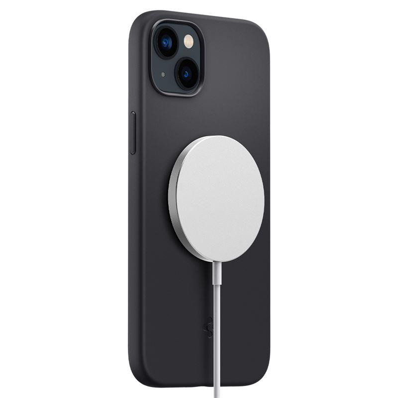 Spigen Silicone Fit Mag dėklas su MagSafe iPhone 14 Plus - juodas