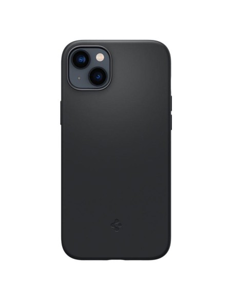 Spigen Silicone Fit Mag dėklas su MagSafe iPhone 14 Plus - juodas Spigen Silicone Fit Mag dėklas su MagSafe iPhone 14 Plus - juodas