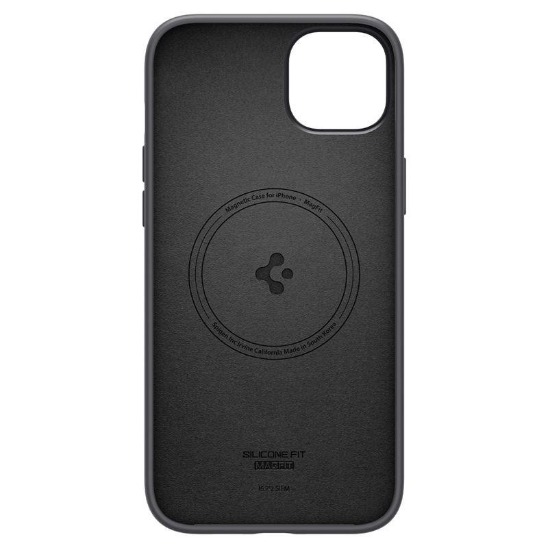 Spigen Silicone Fit Mag dėklas su MagSafe iPhone 14 Plus - juodas