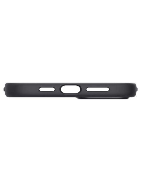 Spigen Silicone Fit Mag dėklas su MagSafe iPhone 14 Plus - juodas Spigen Silicone Fit Mag dėklas su MagSafe iPhone 14 Plus - juodas