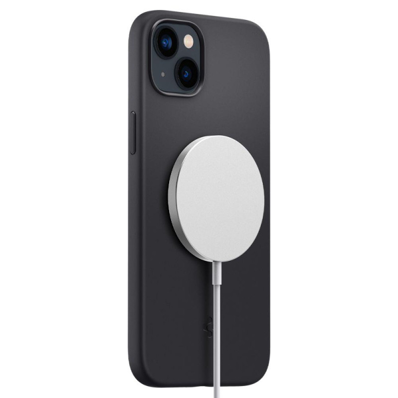 Spigen Silicone Fit Mag dėklas su MagSafe iPhone 14 Plus - juodas