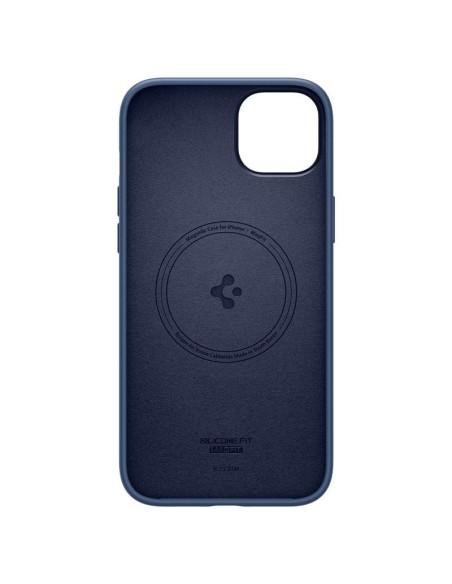 Spigen Silicone Fit Mag dėklas su MagSafe iPhone 14 Plus - mėlynas