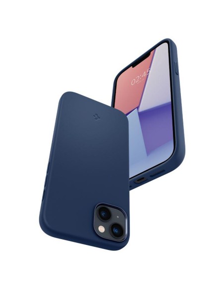 Spigen Silicone Fit Mag dėklas su MagSafe iPhone 14 Plus - mėlynas