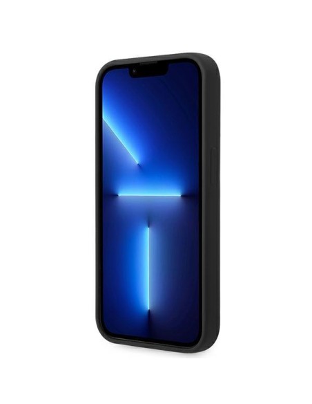 BMW Silicone Metal Logo dėklas iPhone 14 Pro Max - juodas BMW Silicone Metal Logo dėklas iPhone 14 Pro Max - juodas