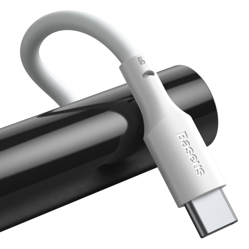 2x USB laidas USB-C greitas įkrovimas Maitinimo tiekimas Greitas įkrovimas 40 W 5 A 1,5 m baltas