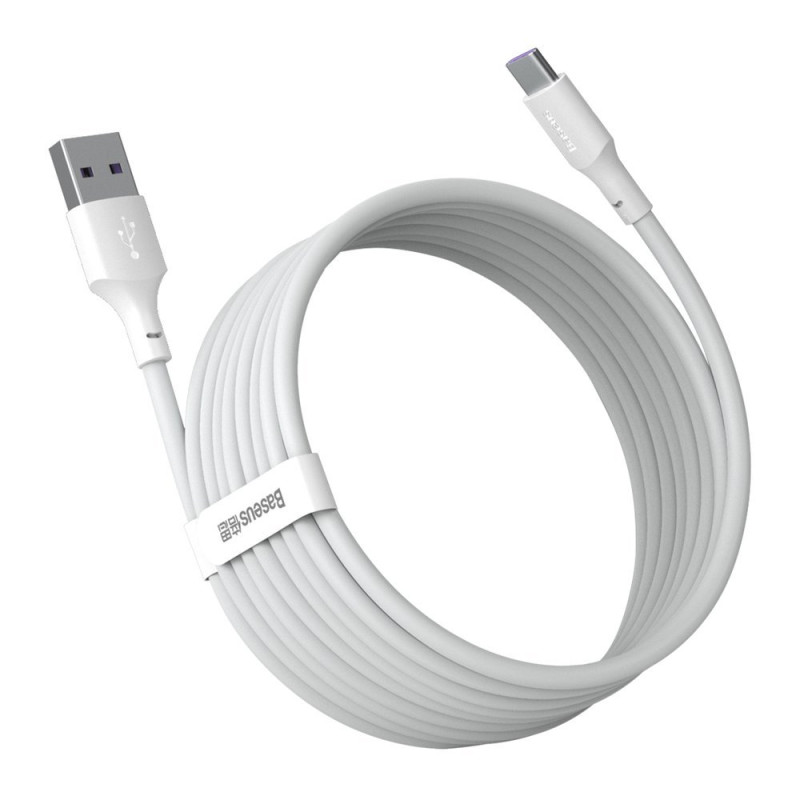 2x USB laidas USB-C greitas įkrovimas Maitinimo tiekimas Greitas įkrovimas 40 W 5 A 1,5 m baltas