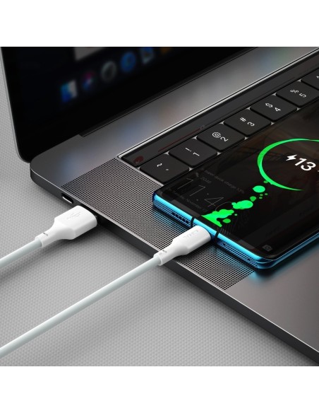 2x USB laidas USB-C greitas įkrovimas Maitinimo tiekimas Greitas įkrovimas 40 W 5 A 1,5 m baltas 2x USB laidas USB-C greitas įkrovimas Maitinimo tiekimas Greitas įkrovimas 40 W 5 A 1,5 m baltas