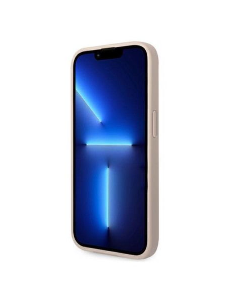 Guess 4G Metal Gold Logo dėklas, skirtas iPhone 14 Pro Max - rožinis Guess 4G Metal Gold Logo dėklas, skirtas iPhone 14 Pro Max - rožinis
