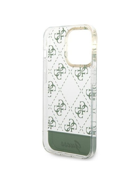 Guess GUHCP14XHG4MHA iPhone 14 Pro Max 6,7" chaki kieto dėklo 4G šablono scenarijus Guess GUHCP14XHG4MHA iPhone 14 Pro Max 6,7" chaki kieto dėklo 4G šablono scenarijus