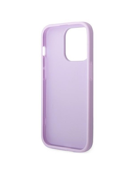 Guess Saffiano Strap dėklas, skirtas iPhone 14 Pro - violetinė Guess Saffiano Strap dėklas, skirtas iPhone 14 Pro - violetinė