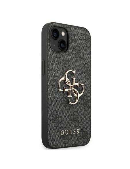 Guess 4G Big Metal Logo dėklas, skirtas iPhone 14 Plus - pilkas Guess 4G Big Metal Logo dėklas, skirtas iPhone 14 Plus - pilkas