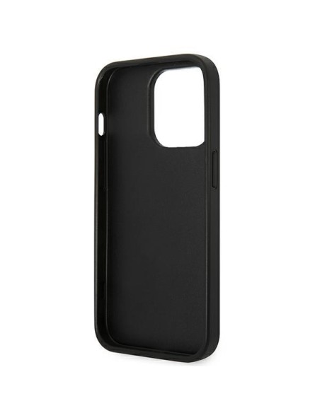 Karl Lagerfeld Saffiano Choupette Head Patch dėklas iPhone 14 Pro - sidabrinis Karl Lagerfeld Saffiano Choupette Head Patch dėklas iPhone 14 Pro - sidabrinis