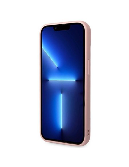 Karl Lagerfeld 3D Monogram dėklas iPhone 14 Plus - rožinis Karl Lagerfeld 3D Monogram dėklas iPhone 14 Plus - rožinis