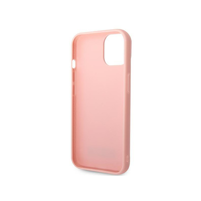 Karl Lagerfeld 3D Monogram dėklas iPhone 14 Plus - rožinis