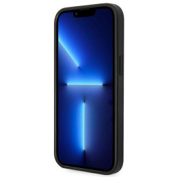 Karl Lagerfeld Saffiano Karl& 39 s Head Patch dėklas iPhone 14 Plus - juodas