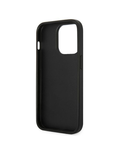 Karl Lagerfeld Saffiano Karl& 39 s Head Patch dėklas, skirtas iPhone 14 Pro Max - juodas Karl Lagerfeld Saffiano Karl& 39 s Head Patch dėklas, skirtas iPhone 14 Pro Max - juodas
