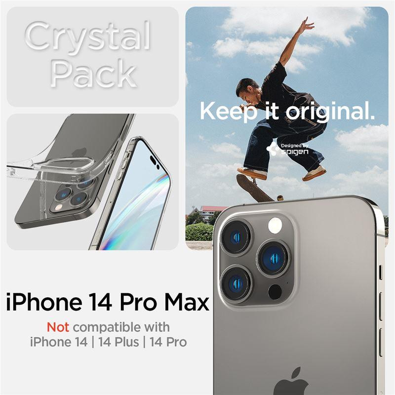 SPIGEN CRYSTAL PACK IPHONE 14 PRO MAX CRYSTAL CLEAR