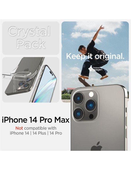 SPIGEN CRYSTAL PACK IPHONE 14 PRO MAX CRYSTAL CLEAR