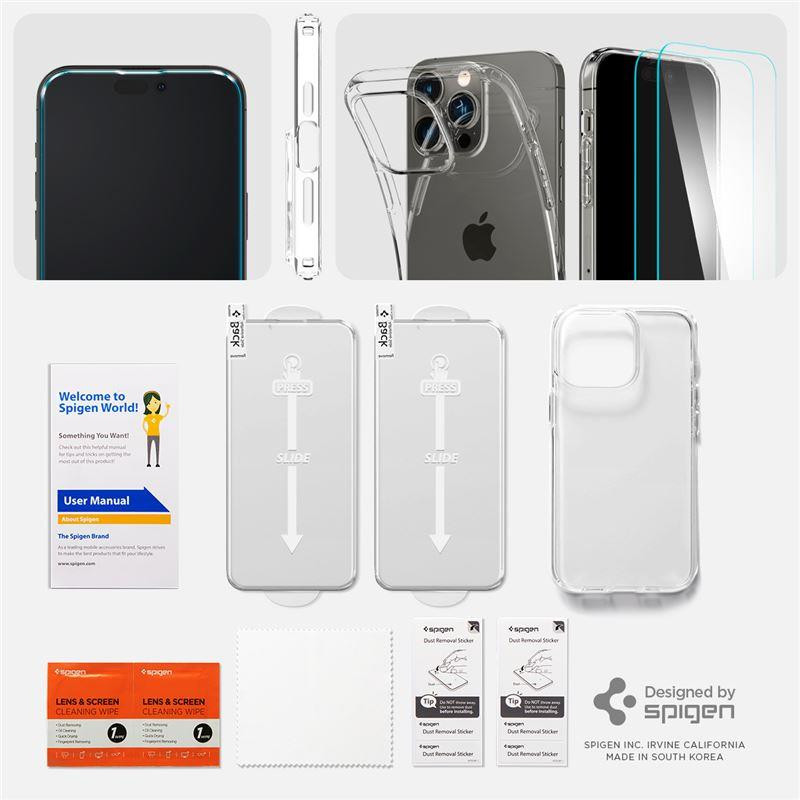 SPIGEN CRYSTAL PACK IPHONE 14 PRO MAX CRYSTAL CLEAR