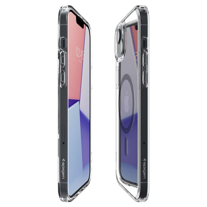 Spigen Ultra Hybrid Mag Dėklas su MagSafe, skirtas iPhone 14 Plus – skaidri pilka