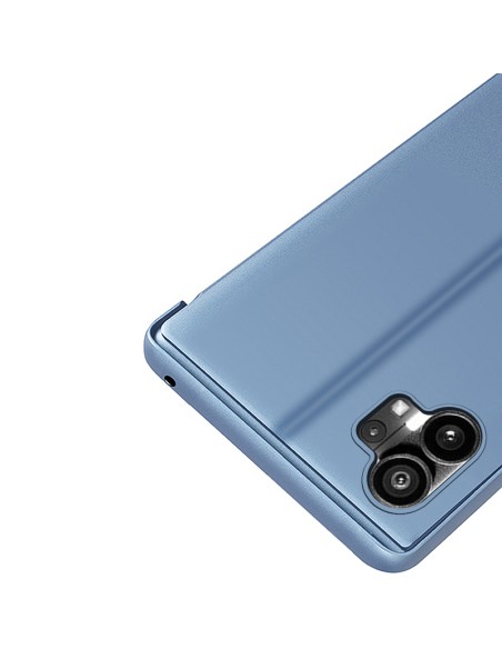 Clear View Case Nothing Phone 1 dangtelis su juodu atvartu