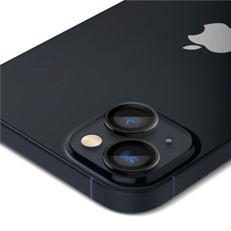 Spigen Glas.tR EZ Fit Optik Camera Protector iPhone 14 / Plus / 15 / Plus - Juoda 2 vnt. Spigen Glas.tR EZ Fit Optik Camera Protector iPhone 14 / Plus / 15 / Plus - Juoda 2 vnt.