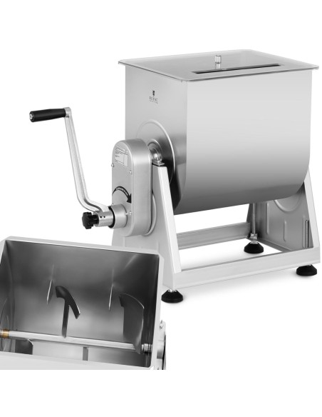 Rankinis mėsos maišytuvas dešrų įdarui iš plieno 28 l Rankinis mėsos maišytuvas dešrų įdarui iš plieno 28 l