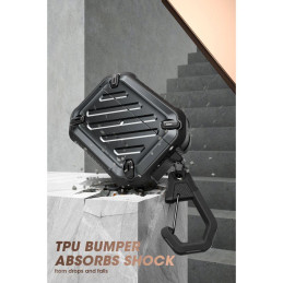 Unicorn Beetle Pro Supcase dėklas, skirtas Apple AirPods Pro 1/ 2 – juodas