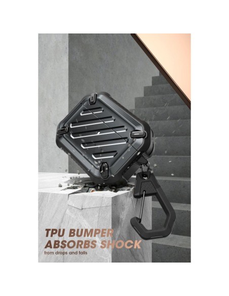 Unicorn Beetle Pro Supcase dėklas, skirtas Apple AirPods Pro 1/ 2 – juodas Unicorn Beetle Pro Supcase dėklas, skirtas Apple AirPods Pro 1/ 2 – juodas