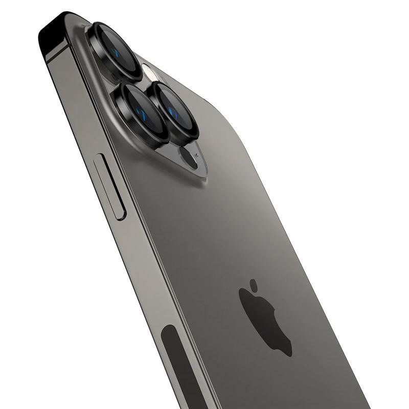 Spigen Glas.tR EZ Fit Optik Camera Protector iPhone 14 Pro / Pro Max / 15 Pro / Pro Max - Juoda 2 vnt.