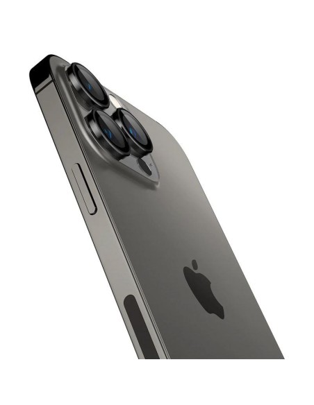 Spigen Glas.tR EZ Fit Optik Camera Protector iPhone 14 Pro / Pro Max / 15 Pro / Pro Max - Juoda 2 vnt. Spigen Glas.tR EZ Fit Optik Camera Protector iPhone 14 Pro / Pro Max / 15 Pro / Pro Max - Juoda 2 vnt.