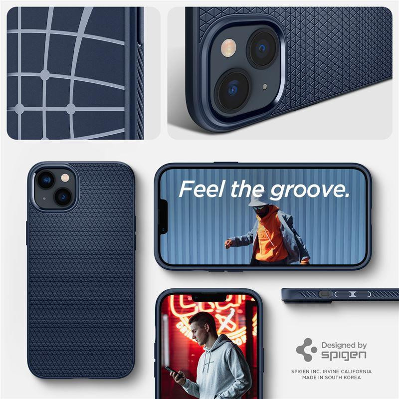 Spigen Liquid Air dėklas iPhone 14 Plus - mėlynas